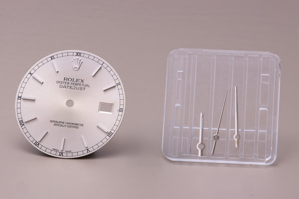 Load image into Gallery viewer, Rolex Datejust Silver stick dial for 16014 - 16234 FCD31018
