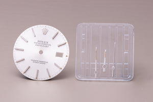 Rolex Datejust Silver stick dial for 16014 - 16234 FCD31019