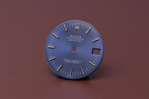 Rolex Midsize Blue Stick marker dial for model 6827 FCD31026