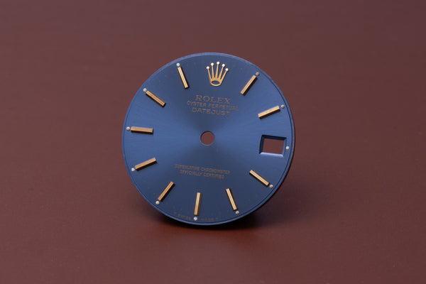 Load image into Gallery viewer, Rolex Midsize Blue stick marker dial for model 68273 FCD31028
