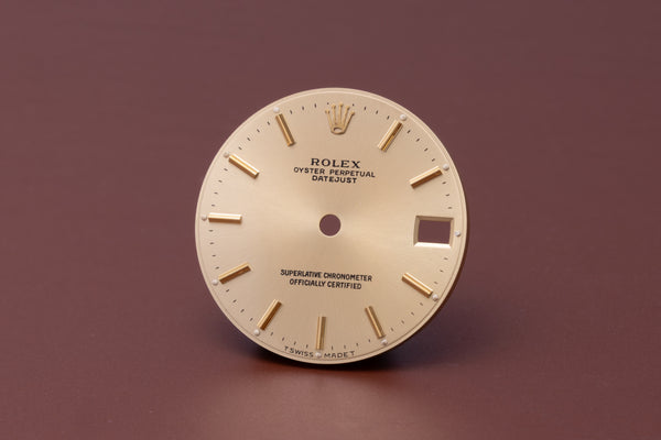 Load image into Gallery viewer, Rolex Midsize champagne stick marker dial for model 68273 FCD31046
