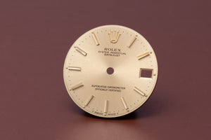 Rolex Midsize champagne stick marker dial for model 68273 FCD31049