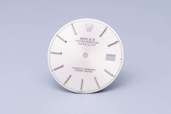 Load image into Gallery viewer, Rolex Datejust Silver Stick dial for model 16014 - 16030 FCD31058
