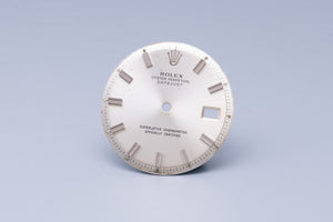Rolex Datejust Silver Wide Boy Stick Marker dial for 1601 - 1603 FCD31068