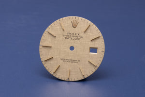 Rolex Datejust Champagne Linen Stick Dial for model 16013 - 16233 FCD31078