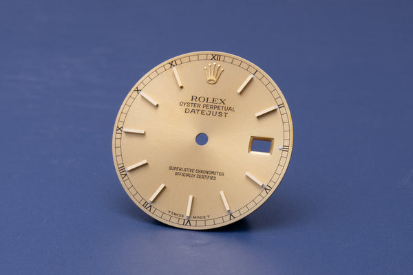Load image into Gallery viewer, Rolex Datejust Champagne Stick Dial for model 16013 - 16233 FCD31080
