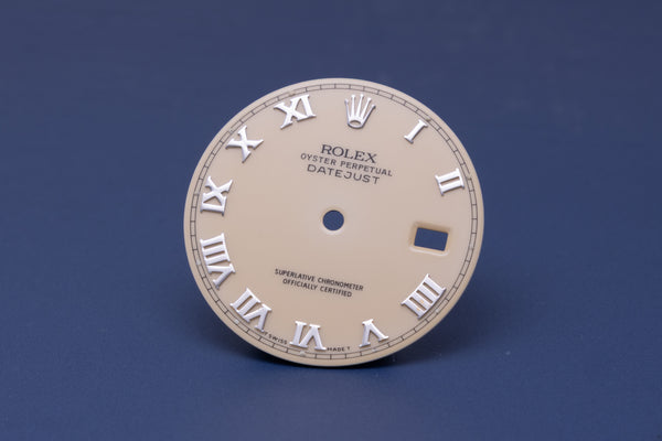 Load image into Gallery viewer, Rolex Datejust Cream Roman Dial for 16014 - 16234 FCD31123
