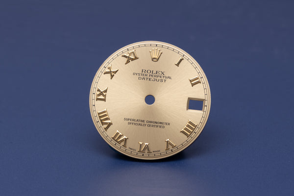 Load image into Gallery viewer, Rolex Midsize champagne Roman Dial for model 68273 - 78243 FCD31130
