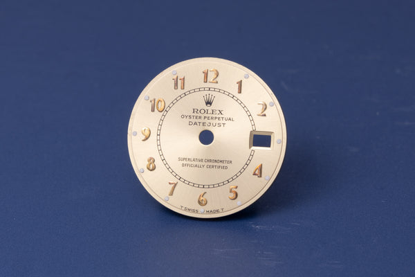 Load image into Gallery viewer, Rolex Ladies Datejust Champagne Boiler Gauge dial for model 69173 FCD31180
