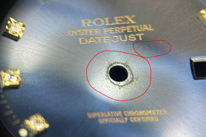 Rolex Mens Blue Damaged Diamond Dial for 16013 - 16233 FCD31183