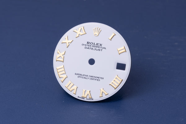 Load image into Gallery viewer, Rolex Midsize White roman dial for model 178273 FCD31206
