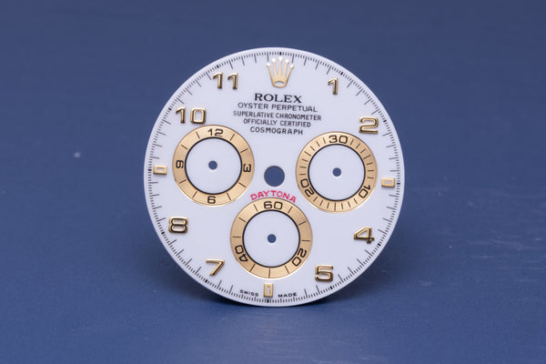 Load image into Gallery viewer, Rolex Daytona White Arabic Luminova Dial for 116523 - 116528 FCD31211
