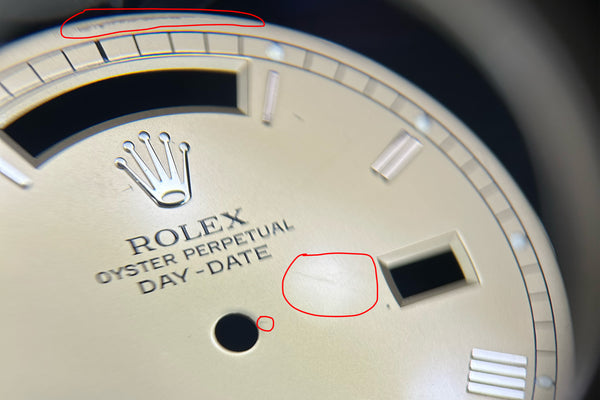 Load image into Gallery viewer, Rolex Day-Date Skinny Champagne Roman Dial for 18239B FCD31213
