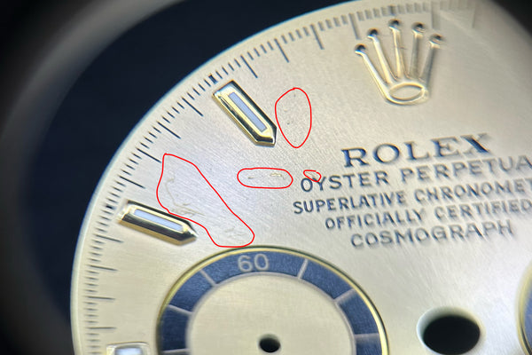 Load image into Gallery viewer, Rolex Daytona Champagne Stick Inverted 6 Dial for 16523 - 16528 FCD31214
