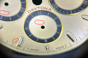 Rolex Daytona Champagne Stick Inverted 6 Dial for 16523 - 16528 FCD31214