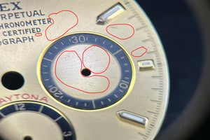 Rolex Daytona Champagne Stick Inverted 6 Dial for 16523 - 16528 FCD31214