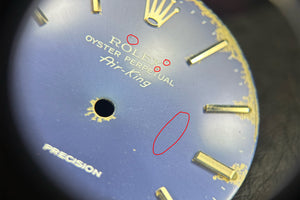 Rolex Air-King Tropical Blue Stick dial for model 5500 FCD31216