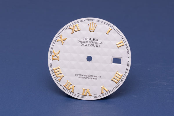 Load image into Gallery viewer, Rolex Mens Datejust Cream Pyramid Roman Dial for 16233 - 116233 FCD31237
