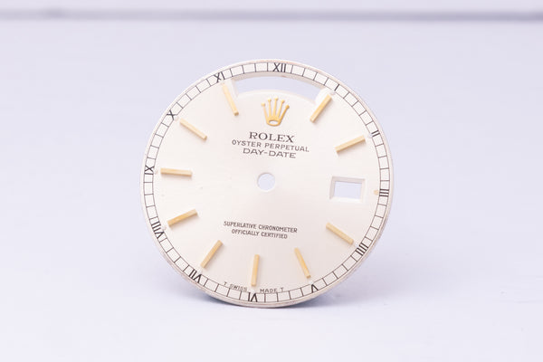 Load image into Gallery viewer, Rolex Day-Date Silver Stick Dial for 18038 - 18238 FCD31271
