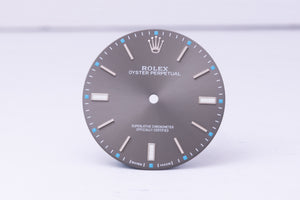 Rolex Oyster Perpetual 39 mm Grey Dial for model 114300 FCD31280