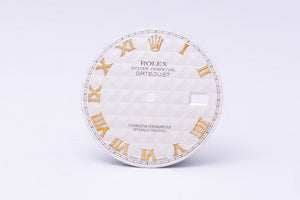 Rolex Mens Datejust Cream Pyramid Roman Dial for 16233 - 116233 FCD31290