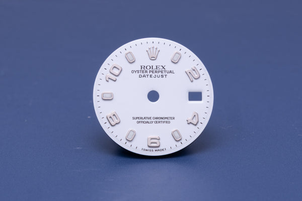 Load image into Gallery viewer, Rolex Ladies White Arabic dial for model 69160 -79160 FCD31299

