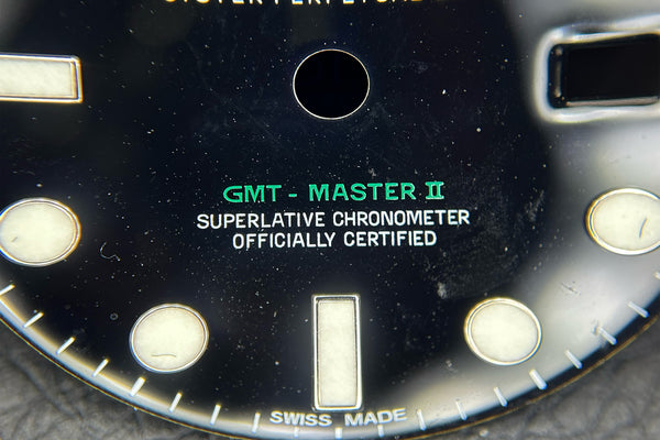 Load image into Gallery viewer, Rolex GMT Master II Luminova Dial for model 116710LN FCD31305

