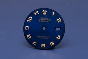 Rolex Datejust Blue Jubilee Arabic Dial for Model 16013 - 16233 FCD31311