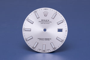 Rolex Datejust II Silver Stick Dial for 116300 -116334 FCD31313
