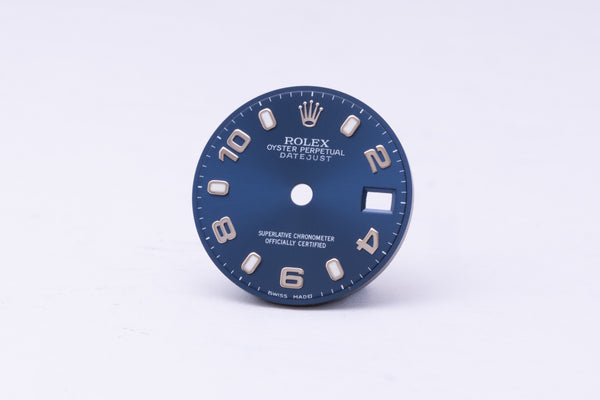 Load image into Gallery viewer, Rolex Datejust Ladies Blue Arabic for 69174 FCD31319
