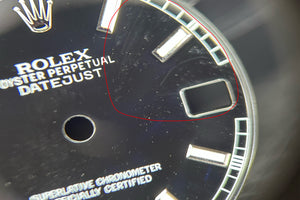 Rolex Midsize Lumi Black Stick Dial for model 178274 - 178240 FCD31328
