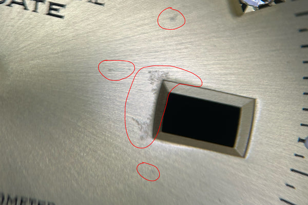 Load image into Gallery viewer, Rolex Day-Date DAMAGED Champagne 8-2 Diamond Dial for model 18038 - 18238 FCD31344
