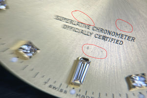 Rolex Day-Date DAMAGED Champagne 8-2 Diamond Dial for model 18038 - 18238 FCD31344