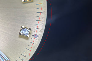 Rolex Day-Date DAMAGED Champagne 8-2 Diamond Dial for model 18038 - 18238 FCD31344