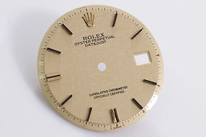 Rolex Champagne Linen Stick dial for model 1601 FCD17584