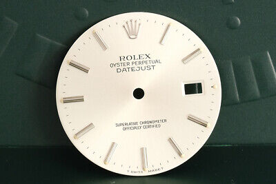 Load image into Gallery viewer, Rolex Date Silver stick dial  for model 16030 -... FCD19317
