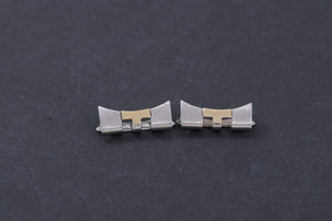 Rolex 20mm 14k / Steel Endpieces for model 1601 FCD14670