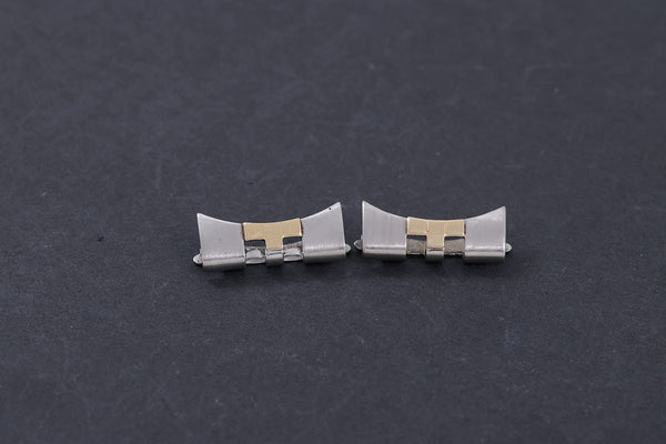 Load image into Gallery viewer, Rolex 20mm 14k / Steel Endpieces for model 1601 FCD14670
