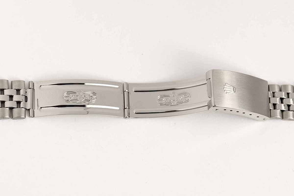 Load image into Gallery viewer, Rolex 20mm Stainless Steel Folded Link Jubilee bracelet 55 ends FCD15395
