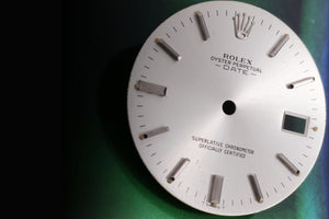 Rolex Date Silver stick dial for model 1500 - 1501 FCD17882